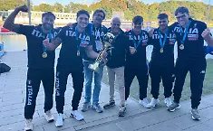 Canoa polo: l'Italia campione del mondo 10 anni dopo Siracusa con la rete decisiva dell'etneo Tomaso Lamp&ograve;