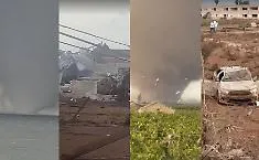 Marsala, ecco i video della tromba d'aria che si abbatte sulla citt&agrave;. Schifani: &laquo;Sono immagini sconvolgenti&raquo;