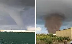 Marsala, la furia devastante del &ldquo;vortice nero&rdquo; su bambini e campagne