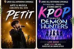 Da Petit al fenomeno K-Pop: Priolo si accende con due grandi appuntamenti il 17 e il 22 agosto