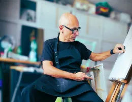 Giorgio Rizzo: &laquo;Il mio "Spazio", un'opera che simboleggia la rinascita&raquo;
