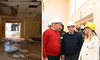 Trombe marine, Schifani nei luoghi devastati: &laquo;Risorse disponibili e presto gli alunni torneranno a scuola&raquo;